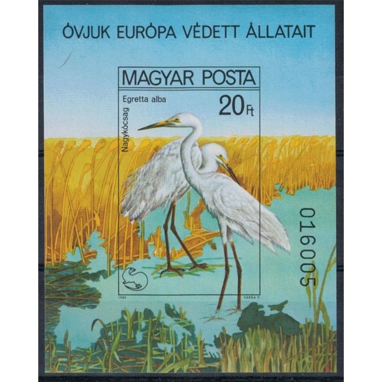 HUNGARY 1980 Nature Protection (ND) s/s MNH**