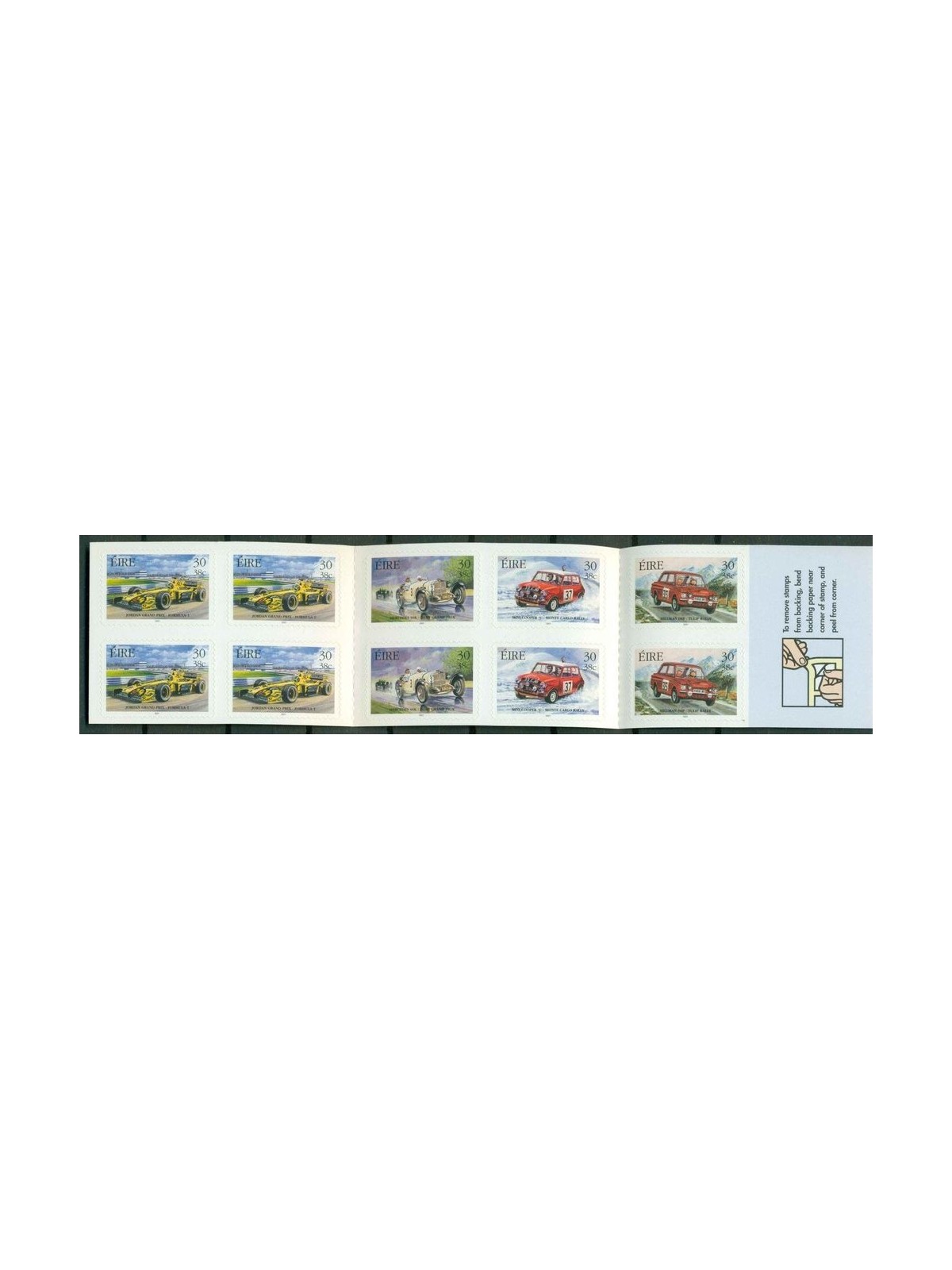 IRLANDA 2001 Automobilismo, formula 1 e rally 1 LB MNH**