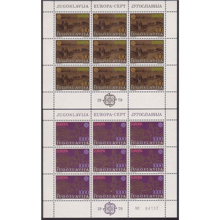 JUGOSLAVIA 1979 Europa 2 MF MNH**