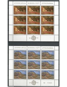YUGOSLAVIA 1977 Europe 2 m/s MNH**
