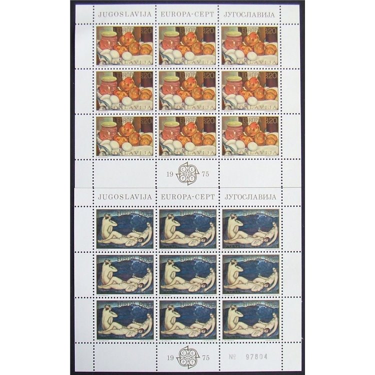 JUGOSLAVIA 1975 Europa 2 MF MNH**