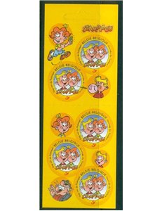 BELGIO 2001 Giornata del francobollo, Stam e Pilou 5v in libretto MNH**