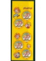 BELGIO 2001 Giornata del francobollo, Stam e Pilou 5v in libretto MNH**