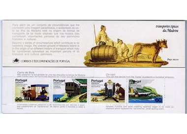 MADERA 1985 Antichi mezzi di trasporto 1 LB MNH**