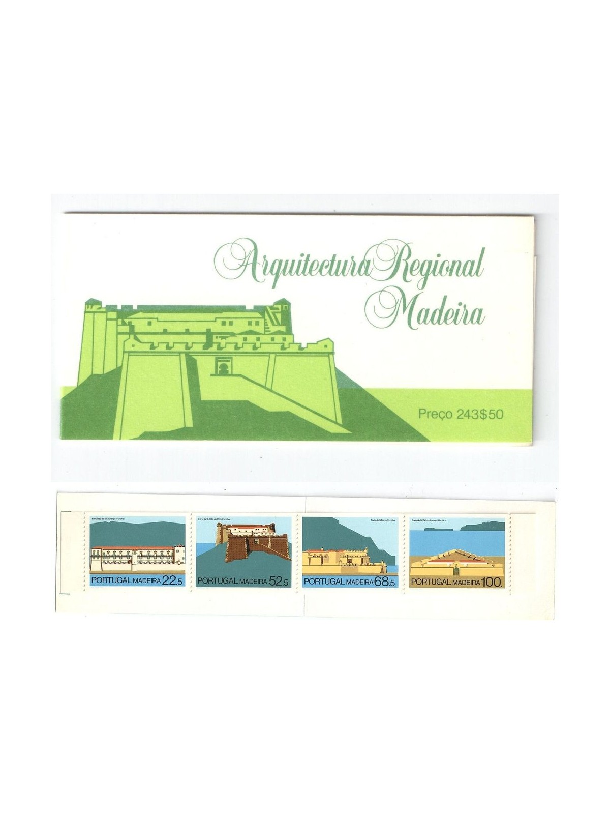 MADERA 1986 Fortezze locali 1 LB MNH**