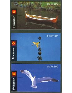 NORWAY 1997 Tourist 3 booklet MNH**