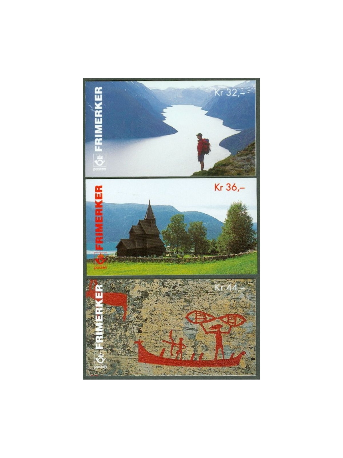 NORVEGIA 1996 Turistica 3 LB MNH**
