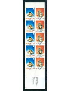 NORVEGIA 1988 Natale 10v in libretto MNH**