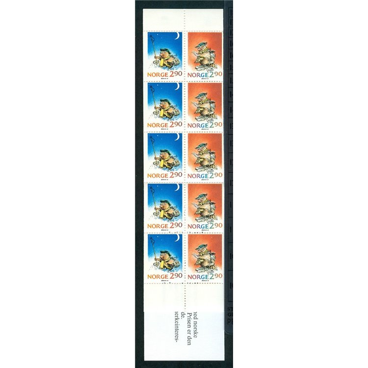 NORWAY 1988 Christmas 10v in booklet MNH**