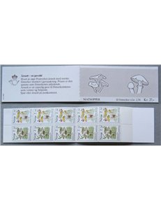 NORWAY 1987 Mushrooms 10v in booklet MNH**