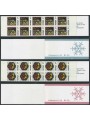NORVEGIA 1986 Antiche vetrate 20v in 2 libretti MNH**