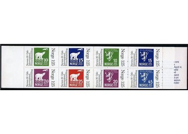 NORWAY 1978 International Philatelic Exhibition 8v in booklet MNH**