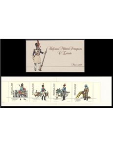 PORTUGAL 1985 Military uniforms 4v in booklet MNH**