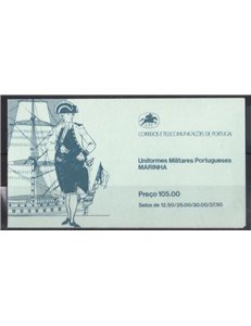 PORTUGAL 1983 Military uniforms 4v in booklet MNH**