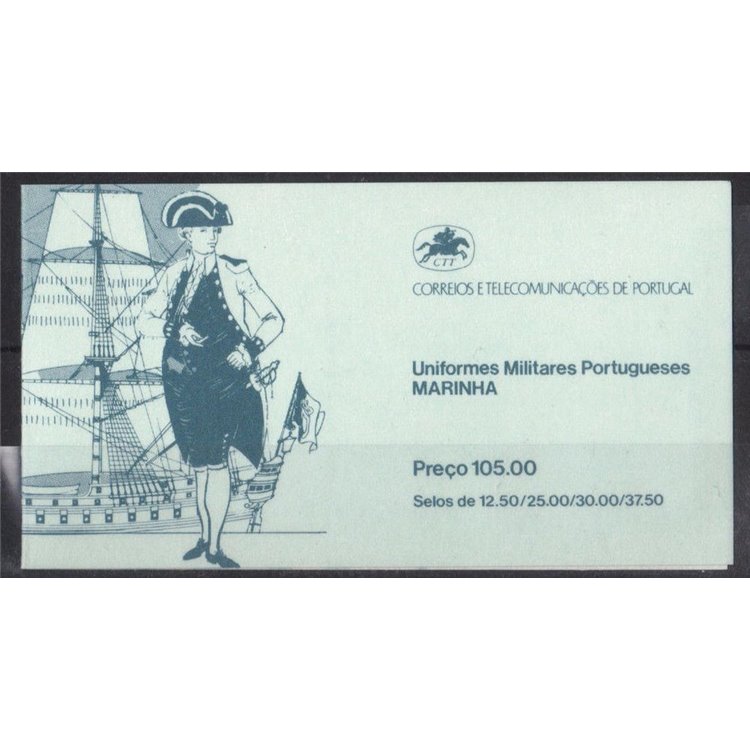 PORTUGAL 1983 Military uniforms 4v in booklet MNH**