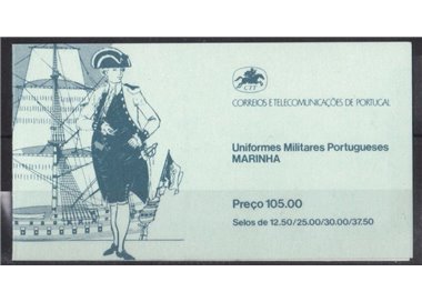 PORTUGAL 1983 Military uniforms 4v in booklet MNH**