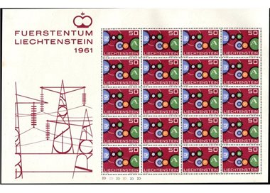 LIECHTENSTEIN 1961 Europa MF MNH**