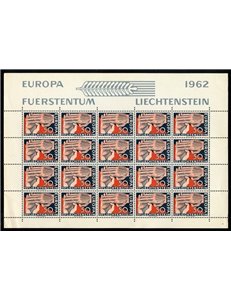 LIECHTENSTEIN 1962 Europe m/s MNH**