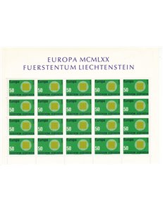 LIECHTENSTEIN 1970 Europa MF MNH**