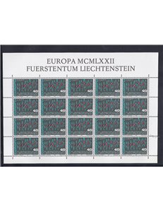 LIECHTENSTEIN 1972 Europa MF MNH**