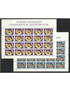 LIECHTENSTEIN 1973 Europe 2 m/s MNH**