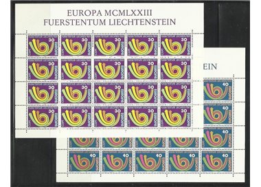 LIECHTENSTEIN 1973 Europe 2 m/s MNH**