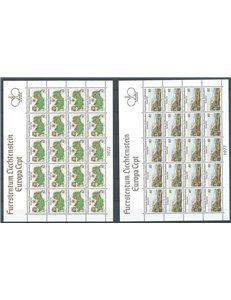 LIECHTENSTEIN 1977 Europa 2 MF MNH**