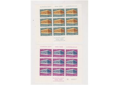 JUGOSLAVIA 1969 Europa 2 MF MNH**