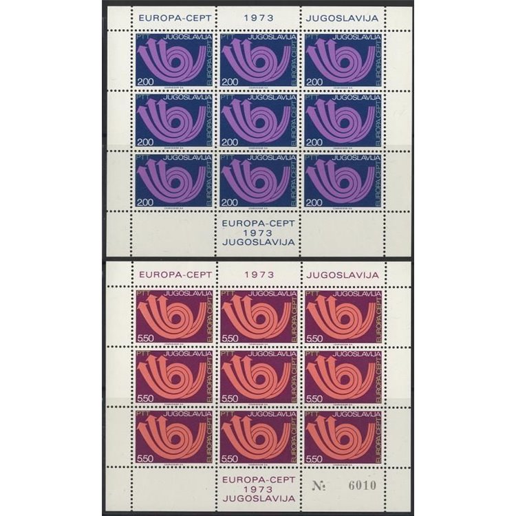 YUGOSLAVIA 1973 Europe 2 m/s MNH**