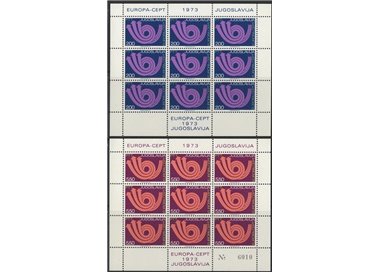 JUGOSLAVIA 1973 Europa 2 MF MNH**
