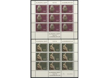 YUGOSLAVIA 1974 Europe 2 m/s MNH**