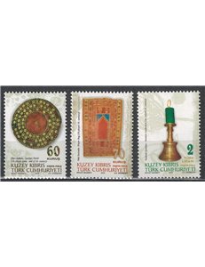 CIPRO DEL NORD 2013 Arte e cultura islamica 3v MNH**