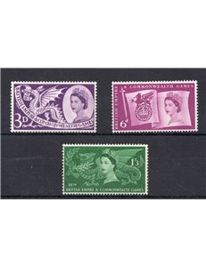 GREAT BRITAIN 1958 Commonwealth Games 3v MNH**