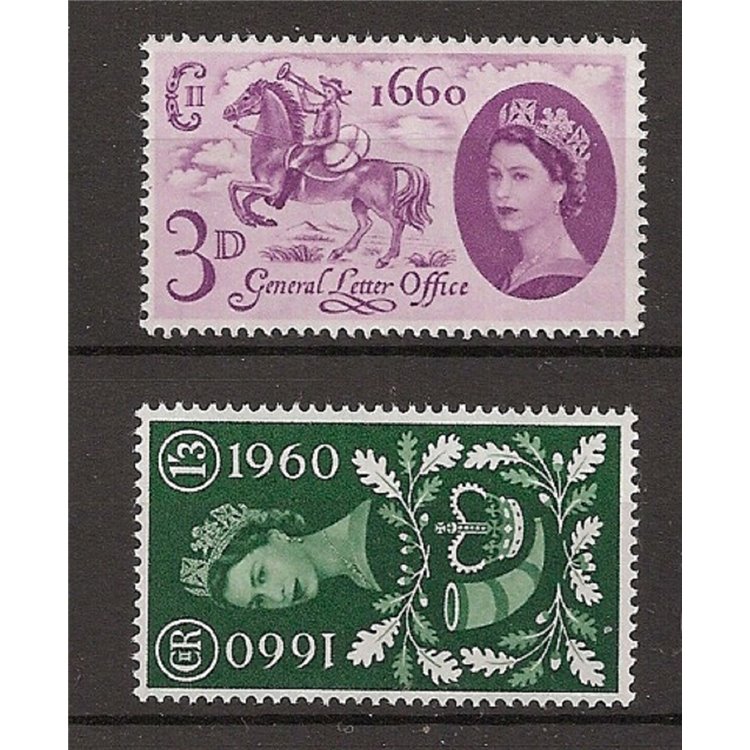 GRAN BRETAGNA 1960 General Letter Office 2v MNH**