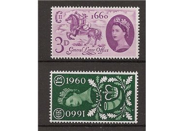 GRAN BRETAGNA 1960 General Letter Office 2v MNH**