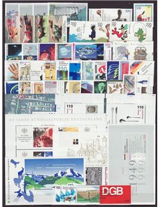 GERMANY BRD 1999 Complete Vintage 48v + 6 s/s MNH**