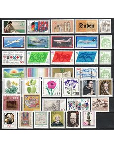 GERMANIA BRD 1980 Annata Completa 37v MNH**