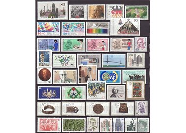GERMANY BRD 1987 Complete Vintage 41v MNH**