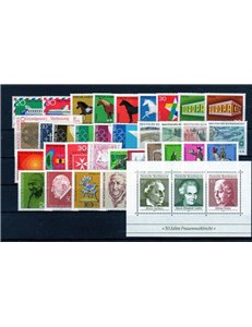 GERMANIA BRD 1969 Annata Completa 36v + 1 BF MNH**