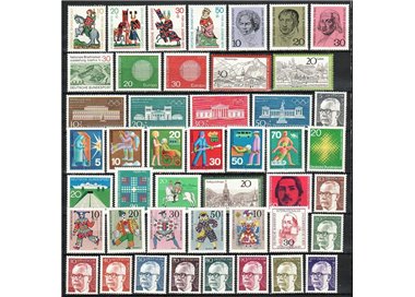 GERMANY BRD 1970 Complete Vintage 45v MNH**