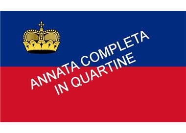 LIECHTENSTEIN 1991 Complete Year (in block of four) 22v MNH**