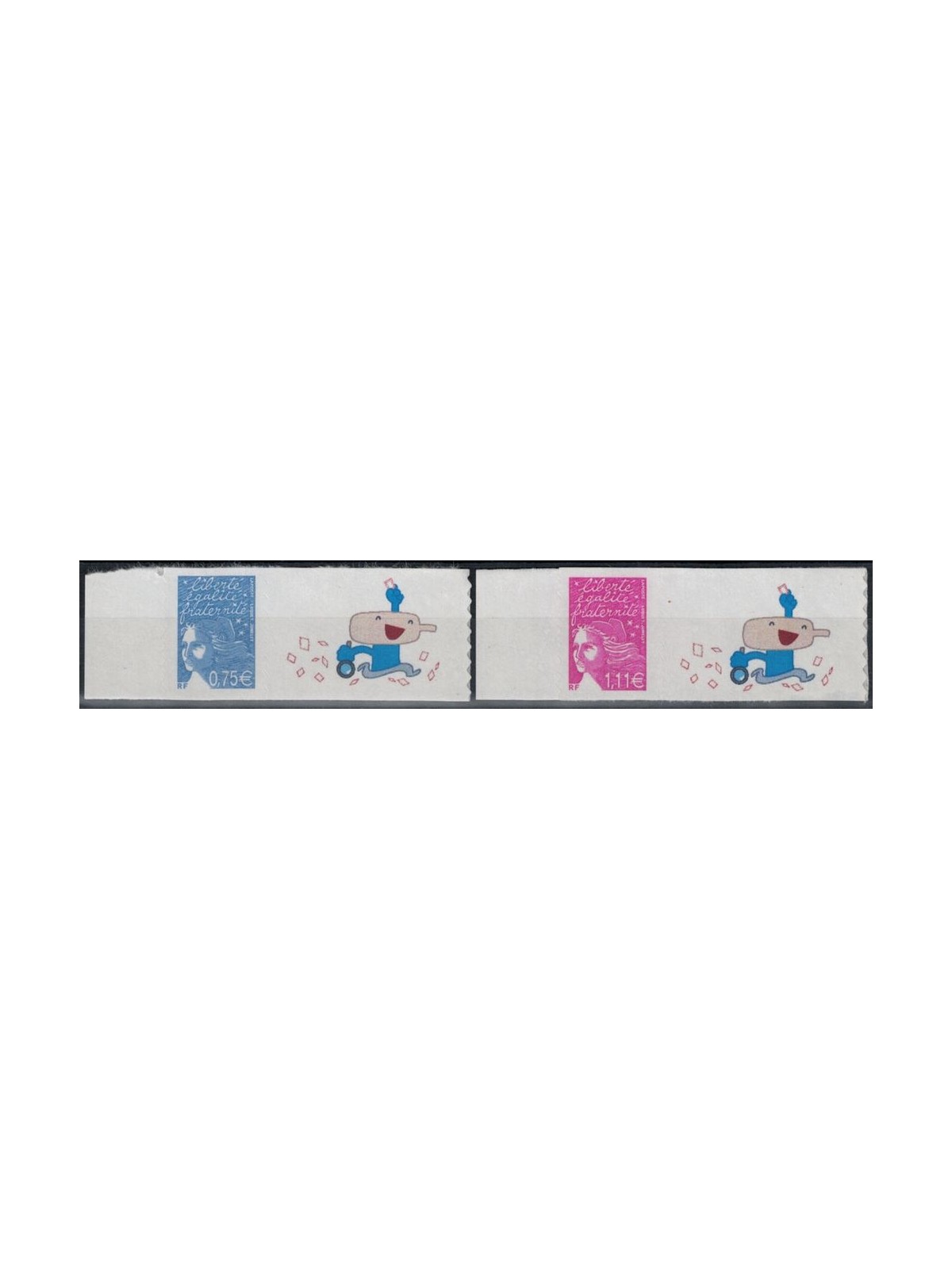 FRANCE 2004 Marianne of 14 July 2v MNH**