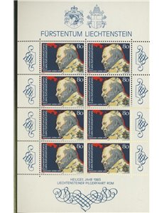 LIECHTENSTEIN 1983 Anno Santo MF MNH**