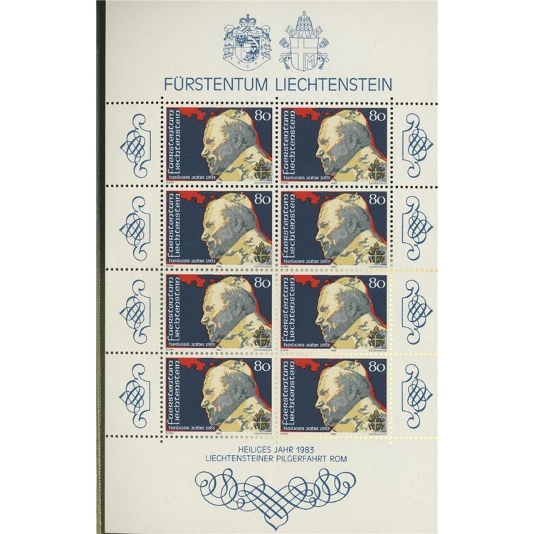 LIECHTENSTEIN 1983 Anno Santo MF MNH**