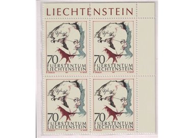 LIECHTENSTEIN 1997 Franz Schubert (in quartina) MNH**