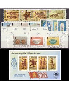 MAN 1976 Annata Completa 18v + 1 BF MNH**