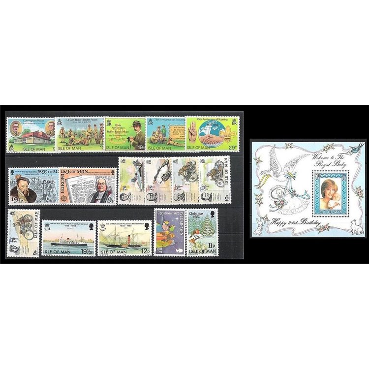 MAN 1982 Annata Completa - Complete Yearset 16v + 1 BF MNH**