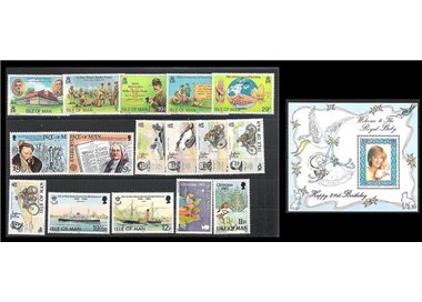 MAN 1982 Complete Yearset - Complete Yearset 16v + 1 s/s MNH**