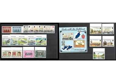 MAN 1984 Annata Completa - Complete Yearset 21v + 1 BF MNH**