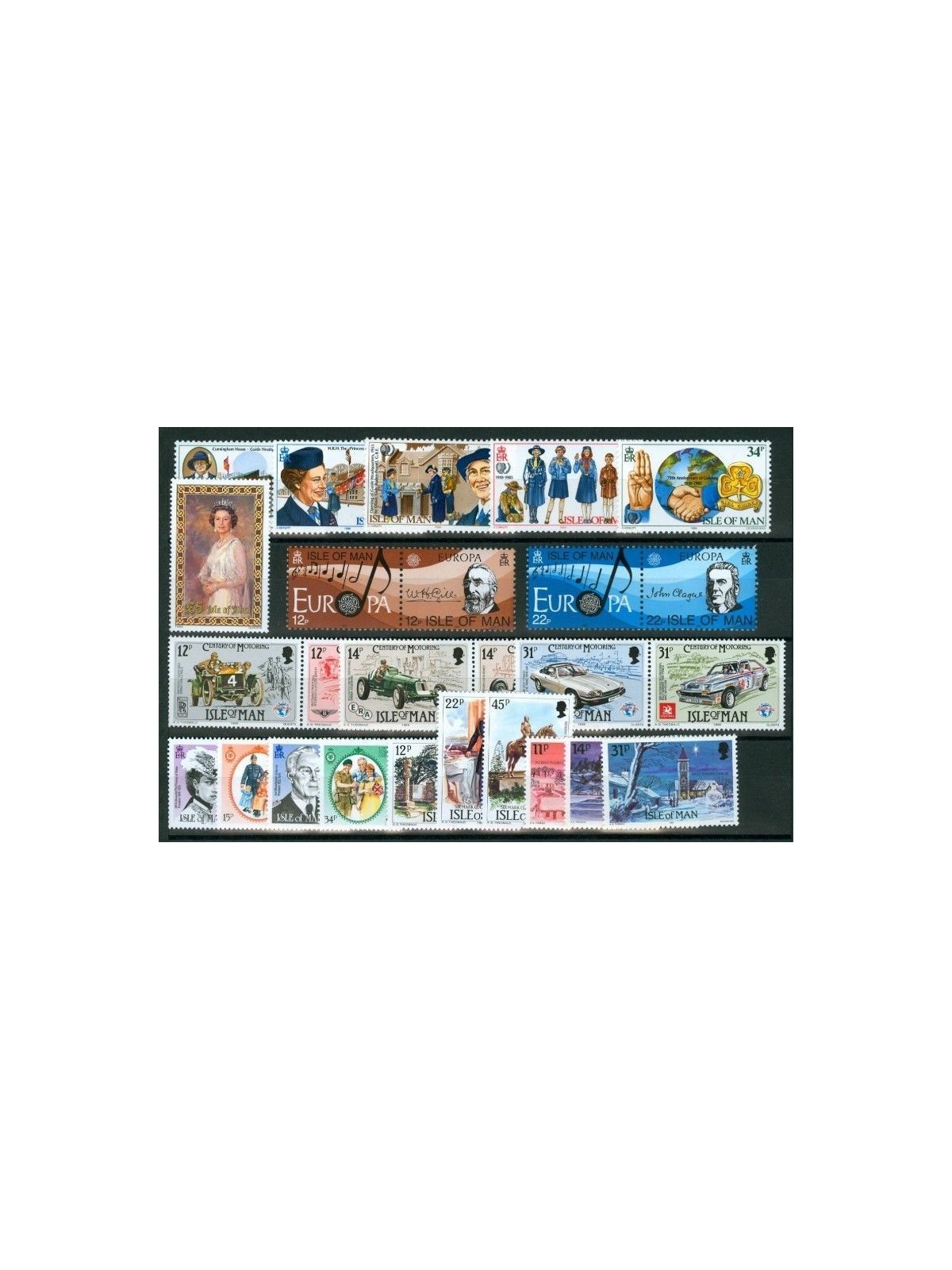 MAN 1985 Complete Yearset - Complete Yearset 26v MNH**